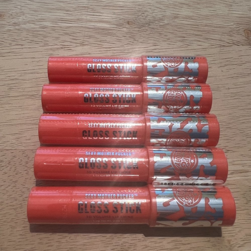 Lot 0f 5 Soap & Glory Sexy Motherpucker Gloss Stick Technicoral NEW SEALED